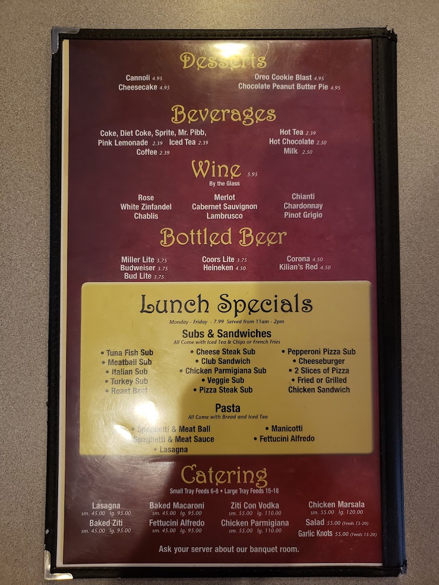 Menu Mario's Italian Restaurant-3