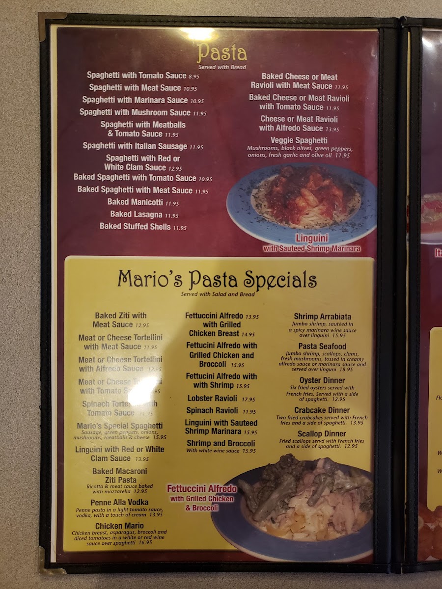 Menu Mario's Italian Restaurant-5